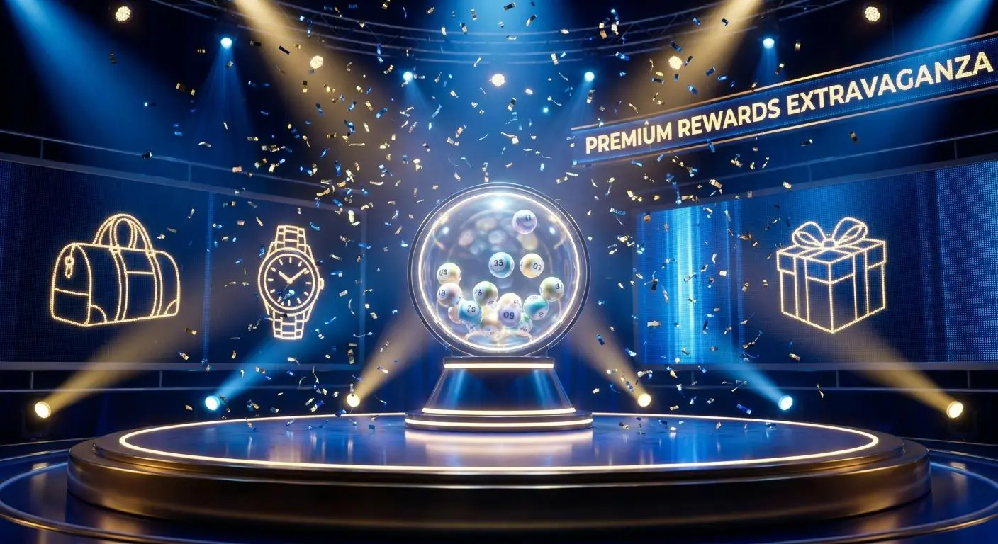 Bingo prize and jackpot-style celebration scene