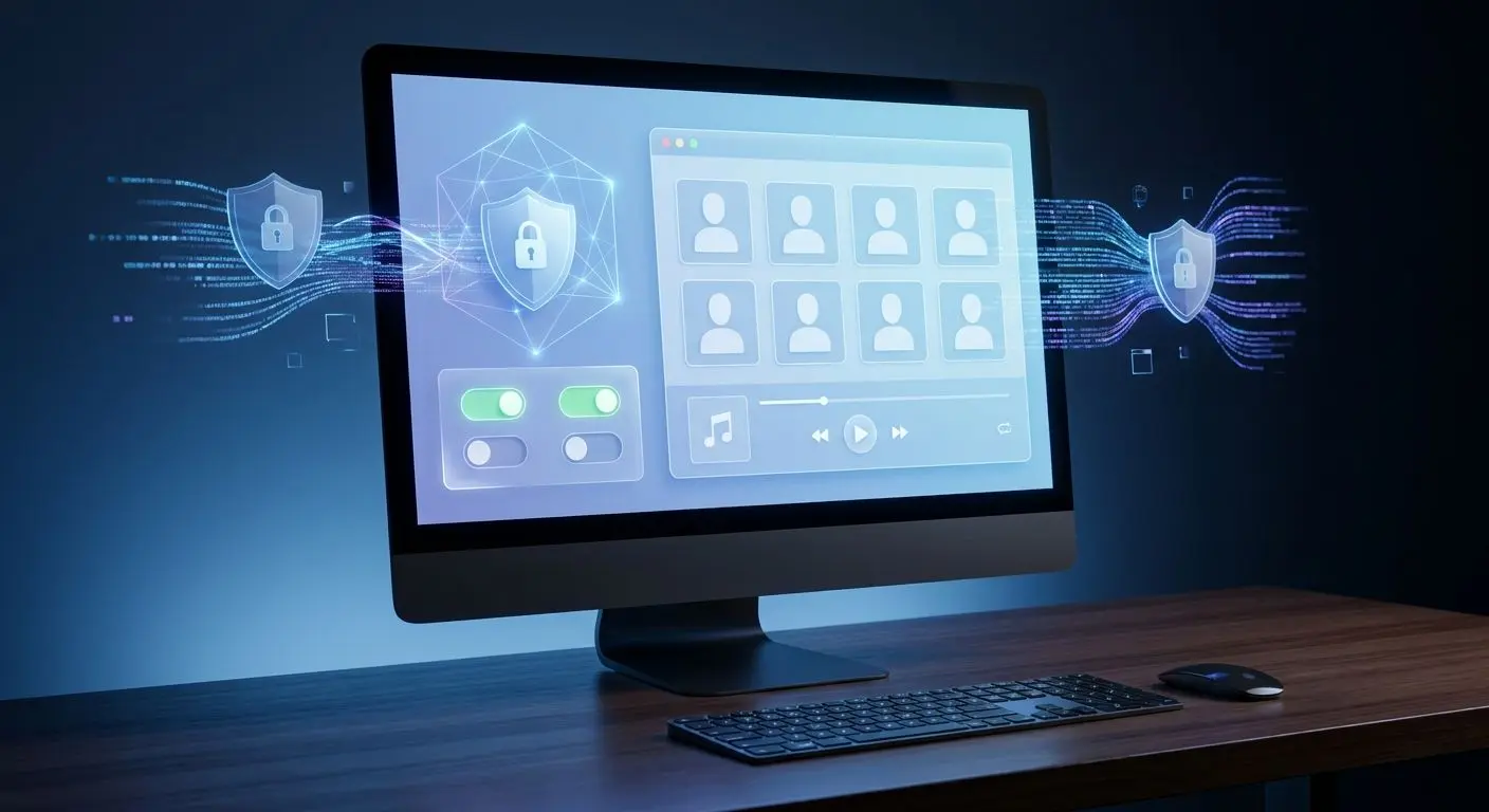Abstract secure digital privacy environment for player data protection