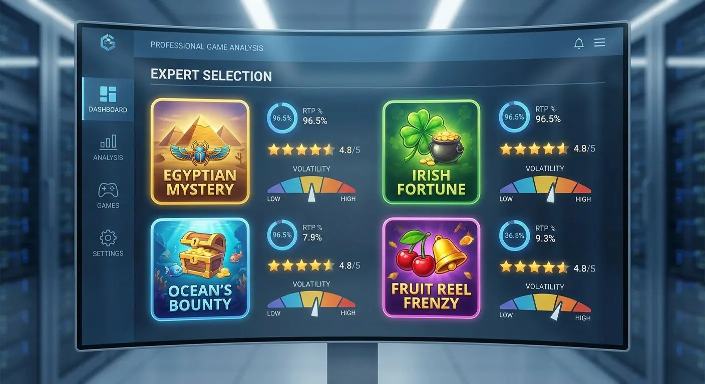 Expert panel comparing slot-style game criteria