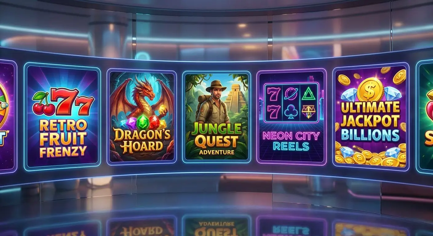 Collage of top slot game covers in a PlayOJO-style collection